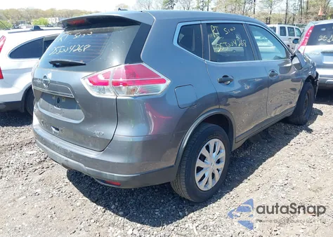 2016 Nissan Rogue S из США, поврежденный, VIN KNMAT2MV4GP657849